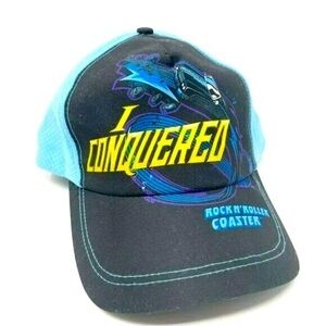 NWT Disney Parks Baseball Hat Rock N'  Roller Coaster Snapback Youth Cap